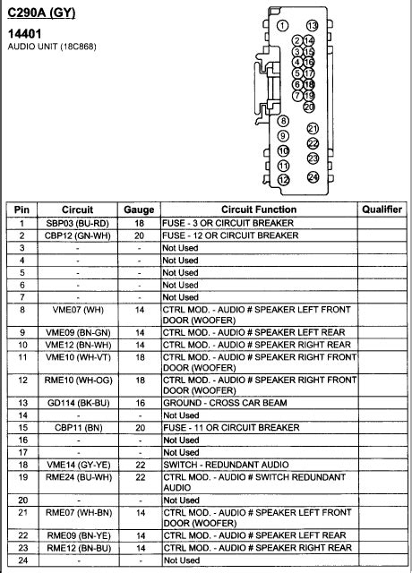 Ford Wiring Diagrams 2006 Explorer Limited