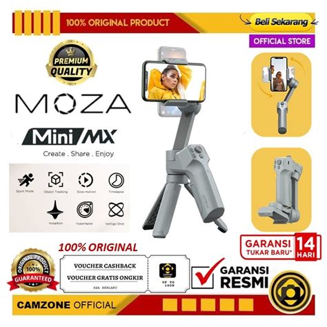 Jual MOZA Mini MX Handheld Gimbal Stabilizer For Smartphone GARANSI