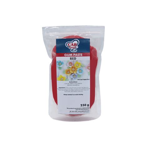 CAB Foods White Gum Paste 250g Cabfoods Co Za