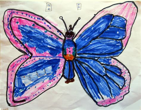 Art Class Ideas: Butterfly Symmetry