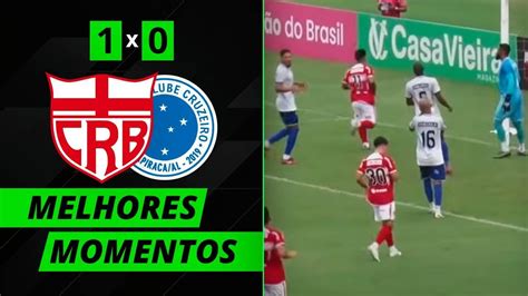 Melhores Momentos CRB 1 X 0 Cruzeiro AL 18 02 24 Campeonato