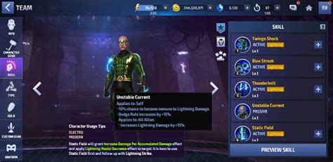 Electro Healing Passsive Marvel Future Fight