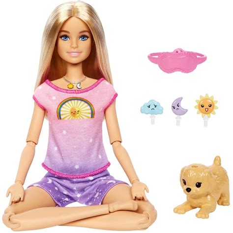 Barbie Self Care Rise And Relax Doll Lemony Gem Toys Online