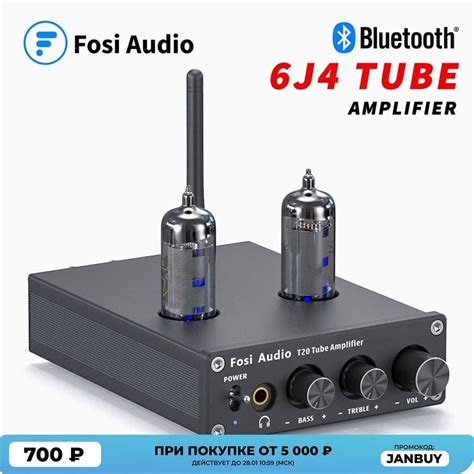 Fosi Audio Bluetooth Vacuum Tube Amplifier Aptx Hd Stereo Power