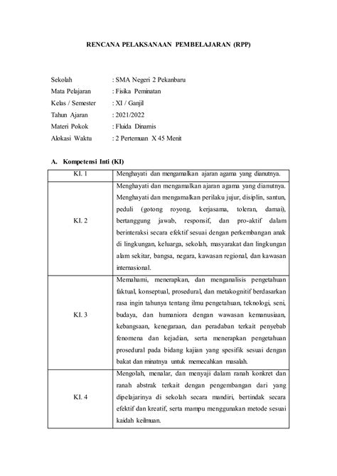 Rencana Pelaksanaan Pembelajaranrpp Stad Pdf