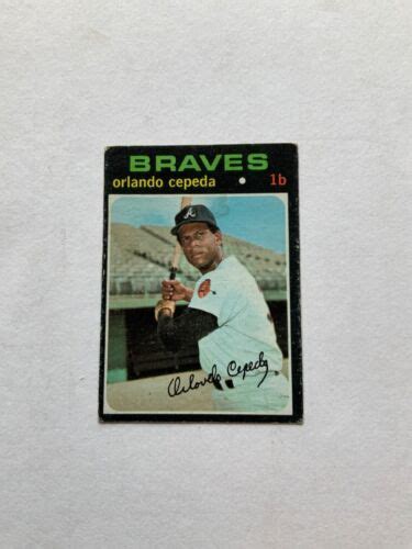 Topps Orlando Cepeda Atlanta Braves Hof High Number Ebay