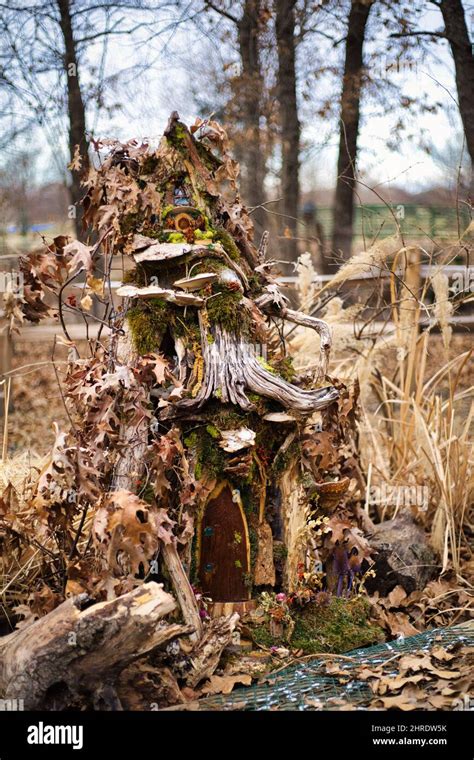 Gnome And Fairy Villages At Overland Park Arboretum And Botanical Gardens