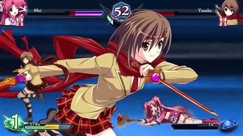 Phantom Breaker Omnia Gameplay Mei Vs Yuzuha Vid O Dailymotion