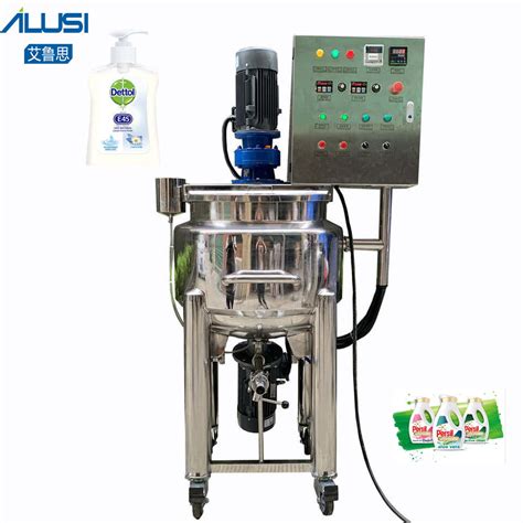 Double Jacketed Liquid Detergent Shampoo Blending Mixer Automatic