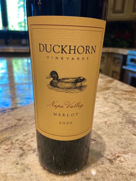 Duckhorn Vineyards Merlot Napa Valley Usa California Napa