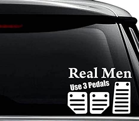 Real Men Use Pedals Jdm Japanese Decal Sticker For Use On Etsy