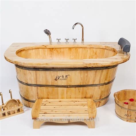 Kx Wooden Barrel Bath Tub With Whirlpool Bathtub Spare Parts Photo