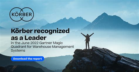 Körber Supply Chain On Linkedin 2022 Gartner Magic Quadrant For