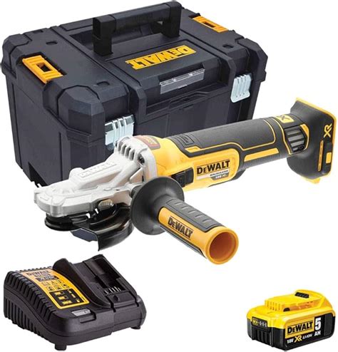 Angle Grinders Yellow Black DEWALT DCG405FN XJ Cordless XR Brushless