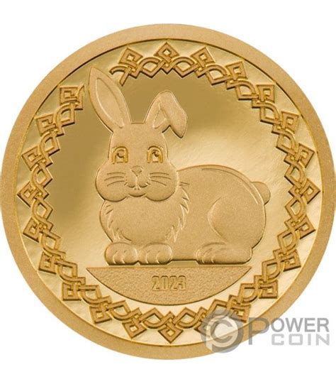 YEAR OF THE RABBIT Lunar Collection Monnaie Or 1000 Togrog Mongolia 2023