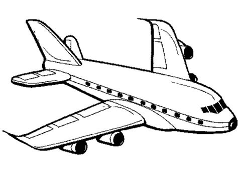 Aeroplane 1 Coloring Page - Free Printable Coloring Pages for Kids