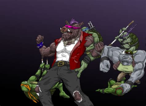 Teenage Mutant Ninja Turtles Черепашки ниндзя Bebop And Rocksteady Бибоп и Рокстеди