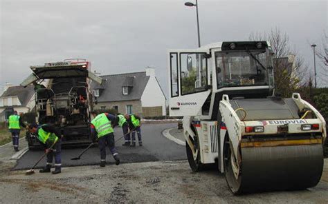 Bourg Une première tranche de travaux en voie d achèvement Le Télégramme