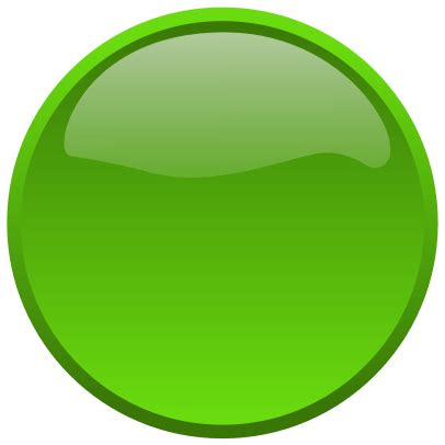 Green Button transparent PNG - StickPNG