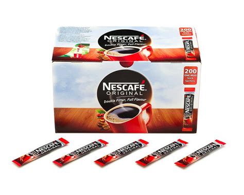 Nescafe Original Instant Coffee Sticks 1x200 Pennine Tea And Coffee