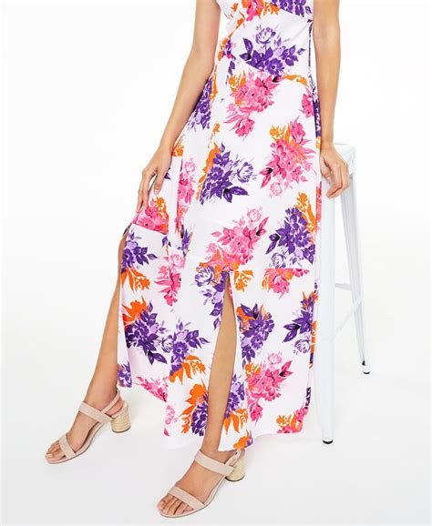 Bar Iii Floral Print Maxi Dress Created For Macys Macys