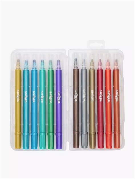 Jual Smiggle Smiggle Metallic Dual Tip Dot Markers Pack X12