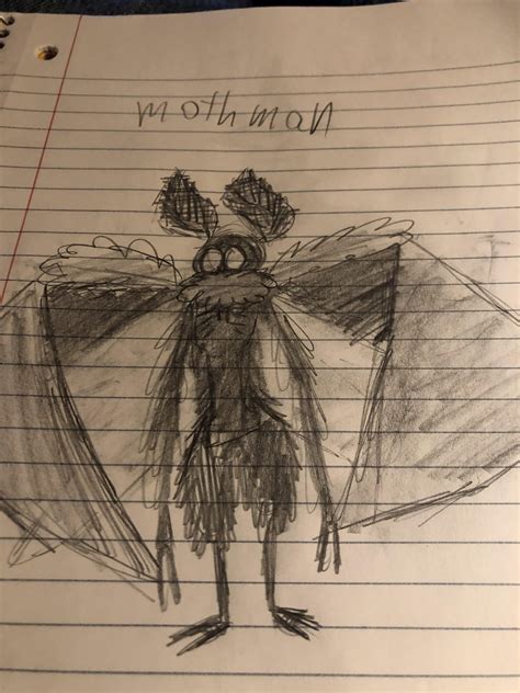 Mothman art : r/Cryptozoology