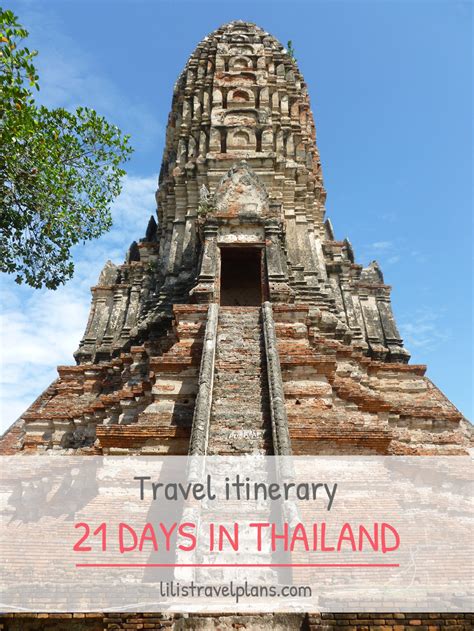 Itinerary Thailand - Lili's Travel Plans - Travel Blog