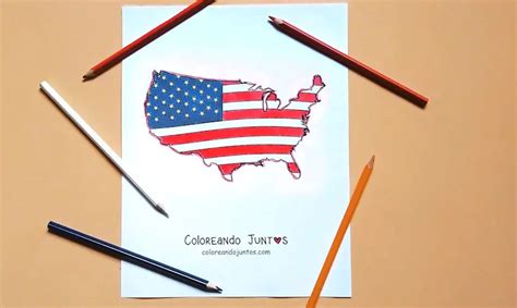 10 Dibujos De La Bandera De Estados Unidos Para Colorear Gratis