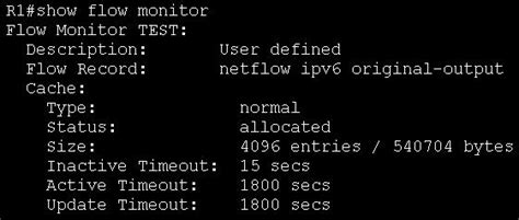 IPv6 Flexible NetFlow Configuration Example Cisco Community