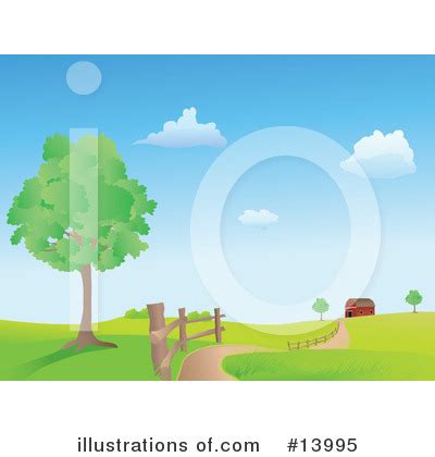 Farm Land Clipart #46294 - Illustration by Tonis Pan