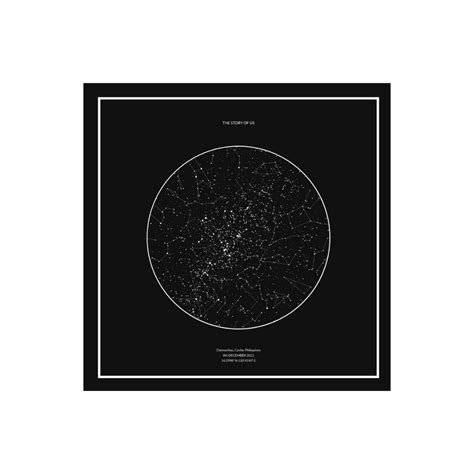 Custom Star Map Night Sky Print Star Map Poster Wedding Etsy