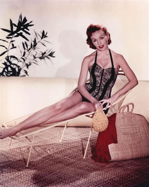 Splendidness Ann Blyth In A Posed Swimsuit Photo