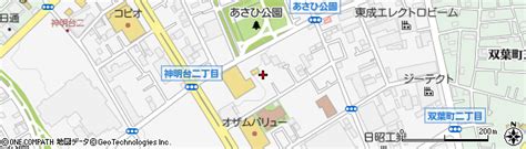 東京都羽村市神明台4丁目1の地図 住所一覧検索｜地図マピオン