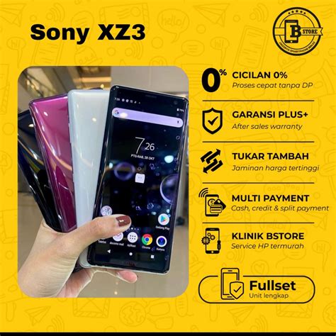 Jual Sony Xperia XZ3 AU FULLSET RAM 4 GB 64 GB COD SMR Shopee