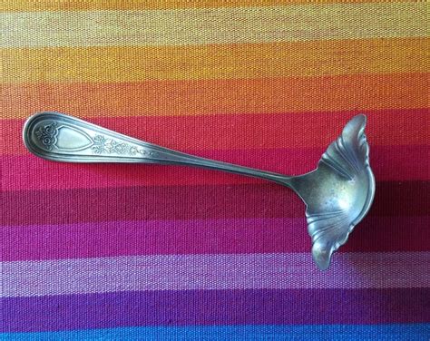 Ovb Antique Ladle Silver Plated Spoonantique Spoon Ornate Ladle Serving Spoonantique