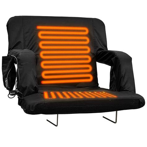 Buy Double Heated Stadium Seats For Bleachers With Back Support and 2 ...