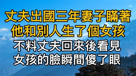 “你到底要騙我到什麼時候？”趁丈夫出國妻子瞞著他和別人生了個女孩，丈夫回來後看到女孩子的臉，丈夫瞬間傻了眼！真實故事 ｜都市男女｜情感｜男閨蜜｜妻子出軌｜楓林情感 Youtube