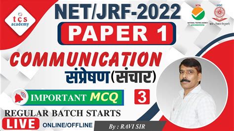 Ugc Net Coaching Ugc Net Paper Communication Nta Net Paper