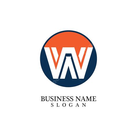 W Letter Logo Business Template Vector Icon Office Corporate Card