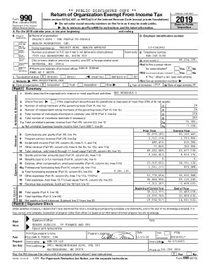 Fillable Online Instructions For Form Return Of Organization