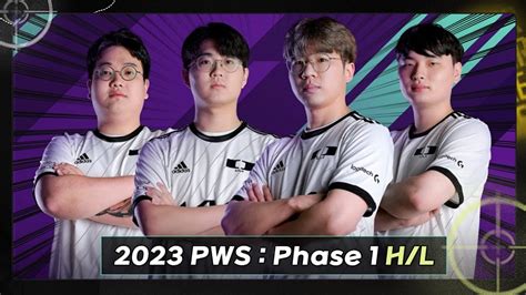 이제는 우리가 우승 후보 l 2023 PWS KOREA Phase 1 H L YouTube