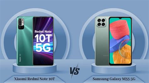 Xiaomi Redmi Note 10t Vs Samsung Galaxy M33 5g Full Comparison Full Specifications Youtube