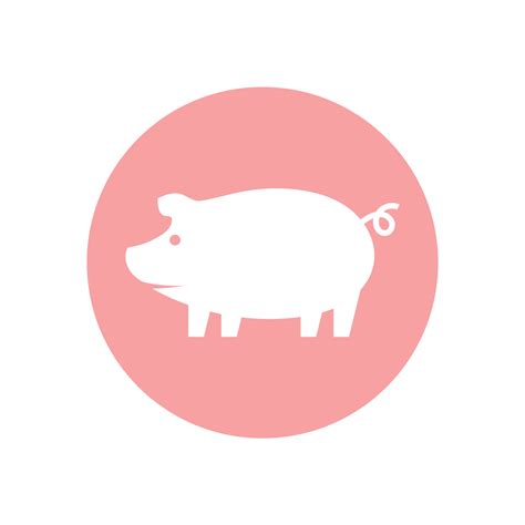 pig logo design icon vector  vector art  vecteezy
