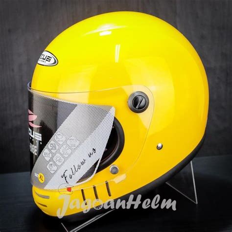 Jual Zeus Helm Zs E Solid Yellow Retro Zs E Classic Zs E Di