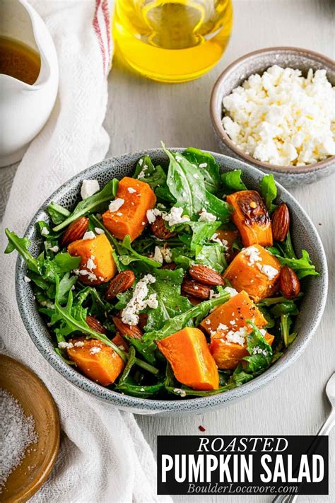 Roasted Pumpkin Salad With Feta And Almonds Boulder Locavore