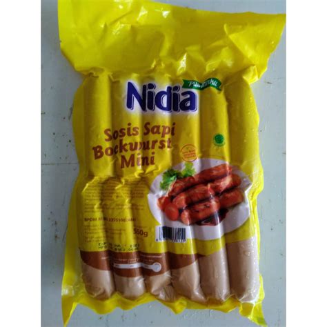 Jual Nidia Sosis Sapi Mini 500 Gr Shopee Indonesia