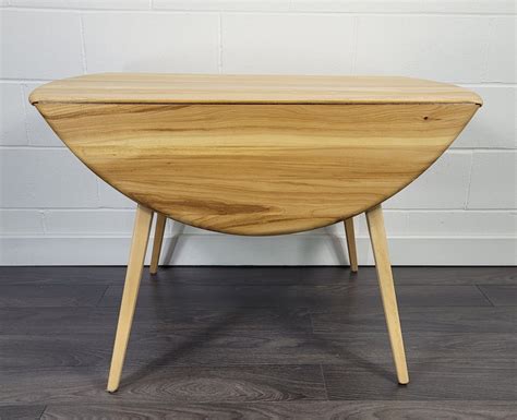 Ercol Round Drop Leaf Dining Table S