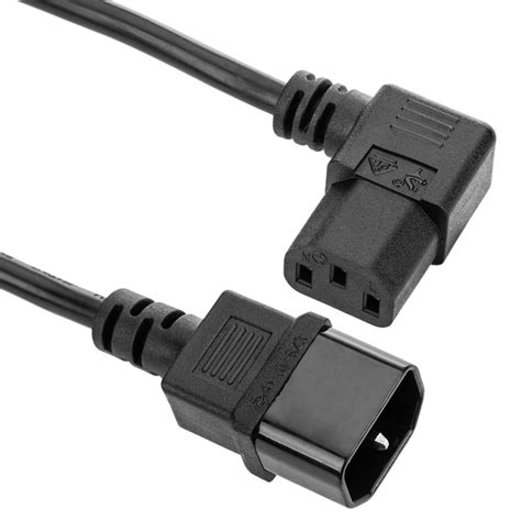 Cable De Alimentaci N Iec De C Acodado A C De M Cablematic