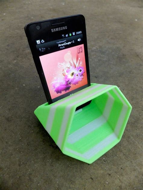 Image Of Cool Things To 3d Print Hex Phone Sound Amplifier 3d